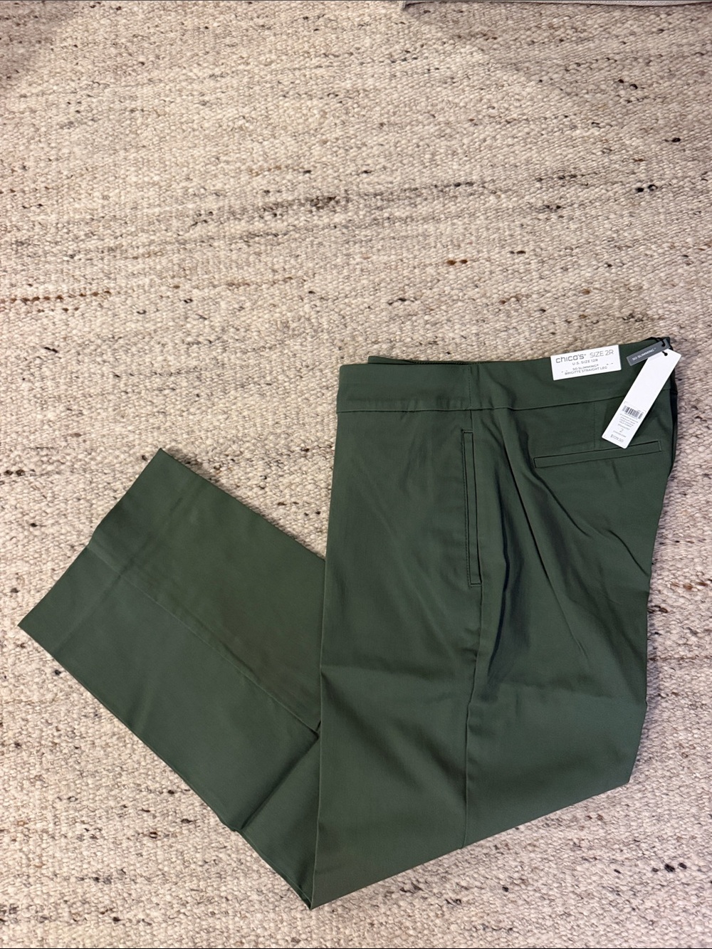 NWT Chico’s So Slimming Brigitte Straight Crop Leg Pant- size 12R (Chico’s 2)